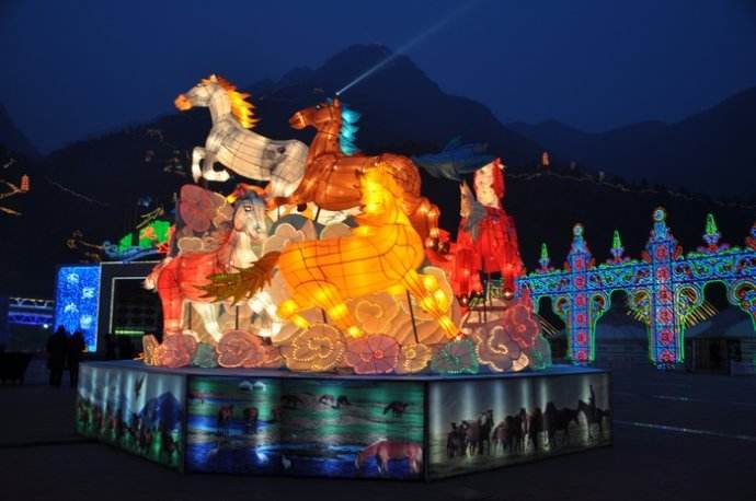 Beijing ice lantern festival