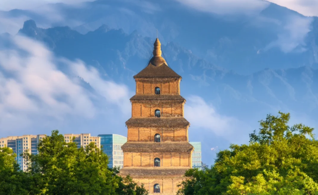 Xian Big Wild Goose Pagoda