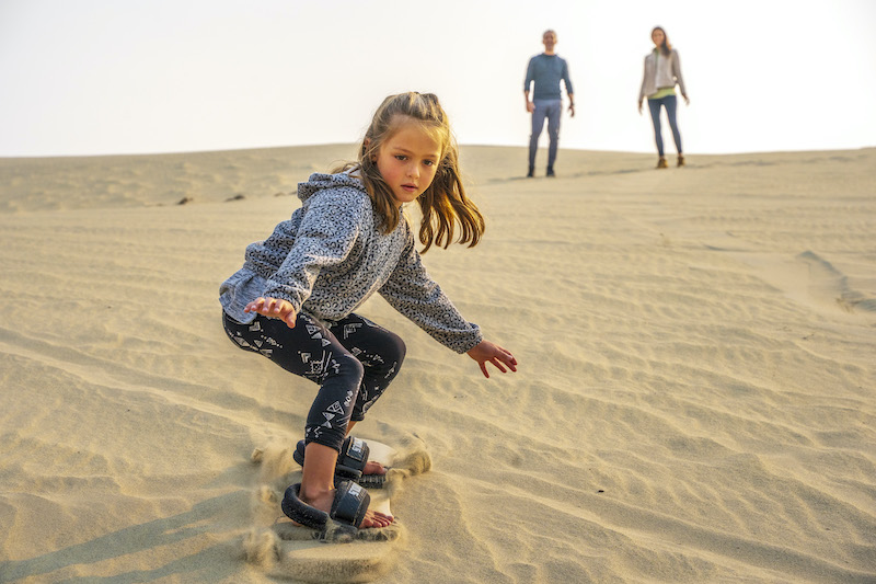 Sand-Surfing