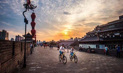 Xi’an-Ancient-City-Wall-Sunset